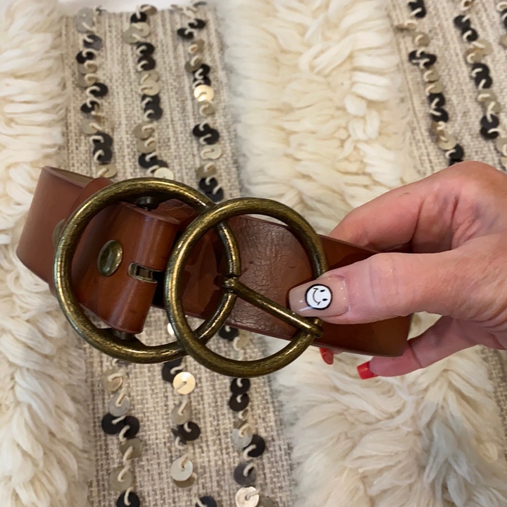 Vici brown belt, size Large